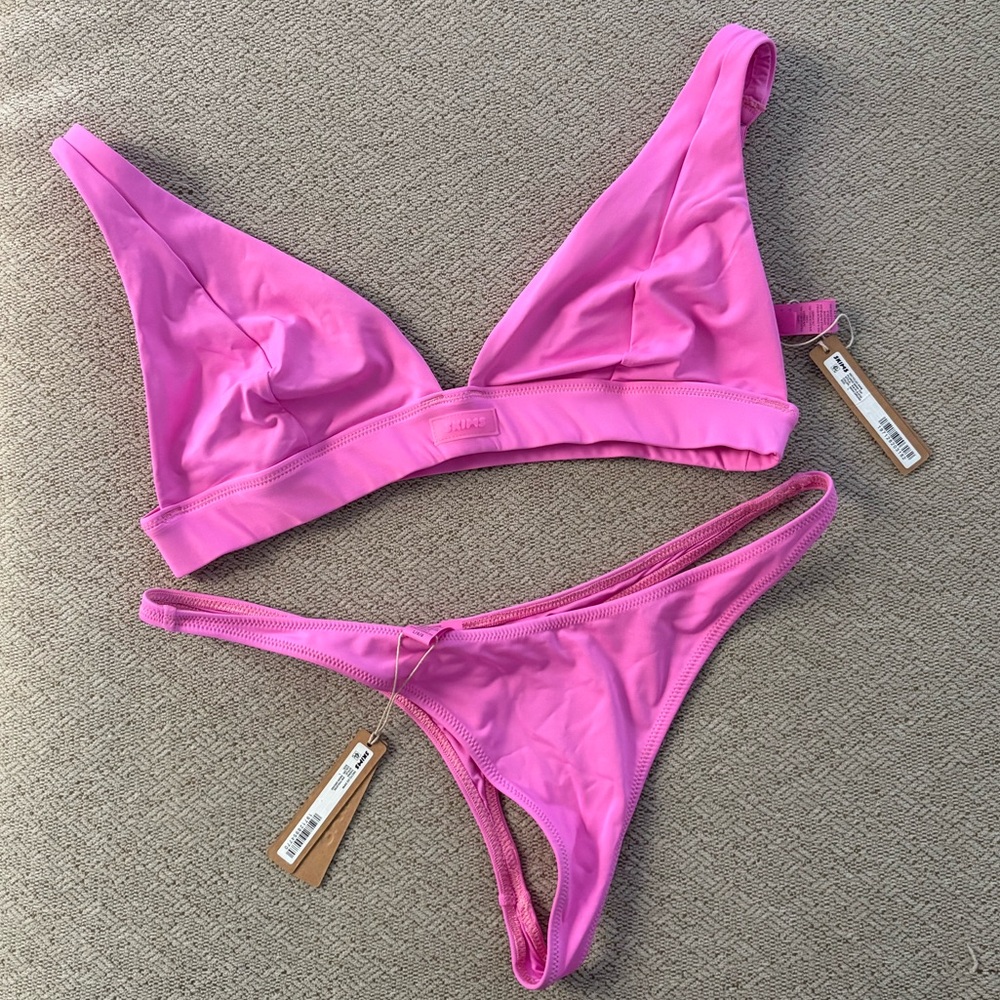 SKIMS NWT Pink Bikini Set